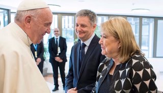 Susana Malcorra se reunió durante una hora con el papa Francisco
