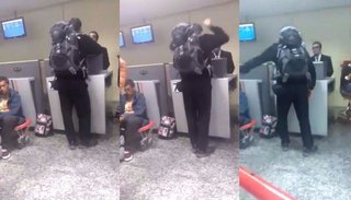 VIDEO: La ira de un pasajero por la demora en la entrega de su equipaje en Ezeiza