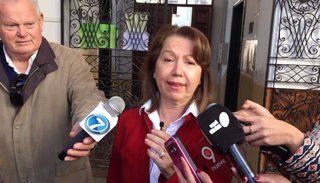 Sonia Escudero votó en la escuela General Güemes