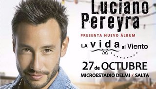 Luciano Pereyra presenta “La vida al viento”