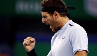 Del Potro avanzó a cuartos de final en Shangai, tras vencer al alemán Zverev