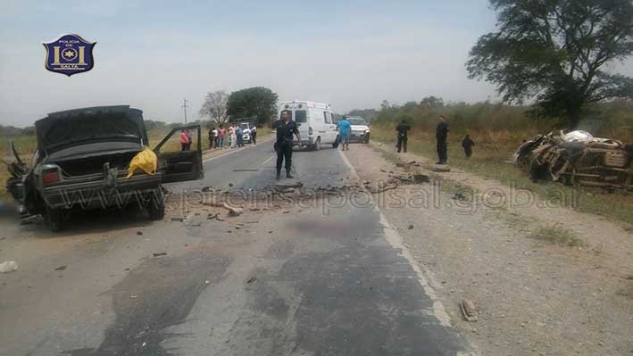Grave accidente en Orán: dos personas murieron tras un choque en la ruta 50 